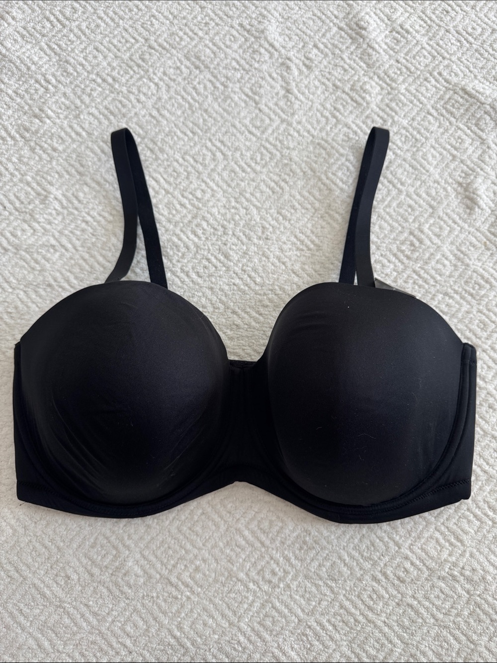 NWT Wacoal Red Carpet Strapless Black Convertible Bra Sz 44G
